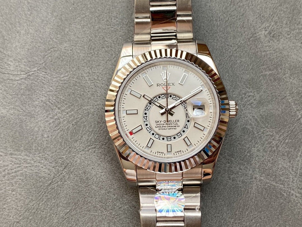 SKY-DWELLER 42 WHITE DIAL STAINLESS STEEL