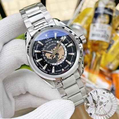 SEAMASTER AQUA TERRA 150M WORLDTIMER STEEL