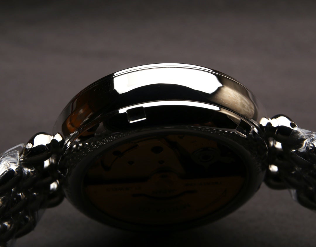 DEVILLE PRESTIGE 32MM STEEL DIAMOND BEZEL MOP DIAL