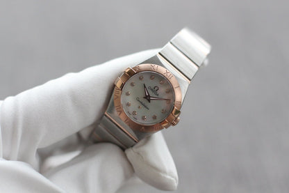 CONSTELLATION 27MM MOTHER OF PEARL WHITE DIAL